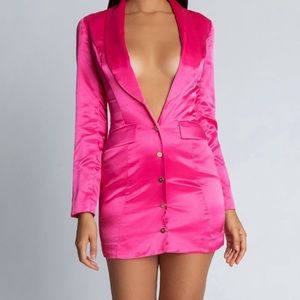 MESHKI BLAZER DRESS